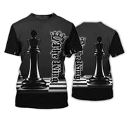 Black King Chess All Over Printed Unisex Shirt Q270914