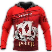 Personalized Name Poker Q13 All Over Printed Unisex Shirt