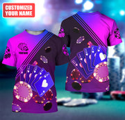Personalized Name Poker Q20 All Over Printed Unisex Shirt