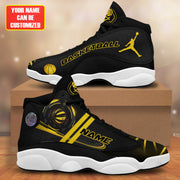 Personalized Yellow Basketball AJD13 Custom Sneaker Q130306