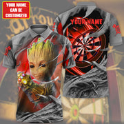 Personalized Name Gr Darts Q3 Red Version All Over Printed Unisex Shirt Q141003