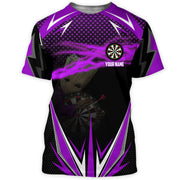 Personalized Name Gr Darts Purple Version All Over Printed Unisex Shirt Q060502