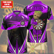 Personalized Name Gr Darts Purple Version All Over Printed Unisex Shirt Q060502