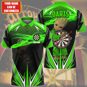 Personalized Name Gr Darts Green Version All Over Printed Unisex Shirt Q060502