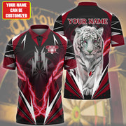 Personalized Name Tiger Darts Red Version All Over Printed Unisex Shirt Q070606