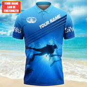 Personalized Name Scuba Diving Q9 All Over Printed Unisex Shirt Q080805