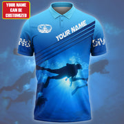 Personalized Name Scuba Diving Q9 All Over Printed Unisex Shirt Q080805