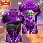 Personalized Name Yd Bowling Purple Version All Over Printed Unisex Shirt Q120402