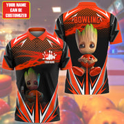 Personalized Name Gr Bowling Red Version All Over Printed Unisex Shirt Q160502
