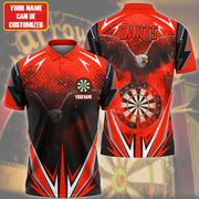 Personalized Name Eagle Darts Red Version All Over Printed Unisex Shirt Q180806
