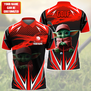 Personalized Name Yd Golf Red Version All Over Printed Unisex Shirt Q210503