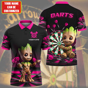 Personalized Name Gr Darts Q6 Pink Version All Over Printed Unisex Shirt Q260401