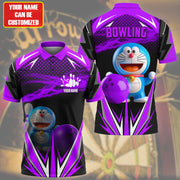 Personalized Name Drm Bowling Purple Version All Over Printed Unisex Shirt Q260403