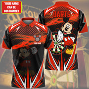 Personalized Name Mk Darts Red Version All Over Printed Unisex Shirt Q300823