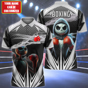 Personalized Name JS Boxing Silver Version All Over Printed Unisex Shirt QB100406