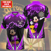 Personalized Name Mk Darts S3 Purple Version All Over Printed Unisex Shirt S020504