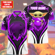 Personalized Name Yd Bowling S2 Purple Version All Over Printed Unisex Shirt S130403