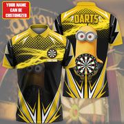 Personalized Name Mn Darts Yellow Version All Over Printed Unisex Shirt S290701