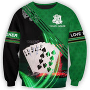 Personalized Name Poker Q37 All Over Printed Unisex Shirt