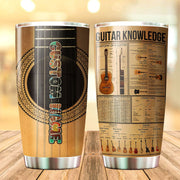 Personalized Name Guitar Knowledge Tumbler 20oz 30oz Cup