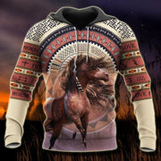 Native American Horse 3D All Over Printed Shirts