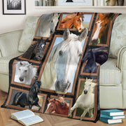 Love Horse 3D Fleece Blanket