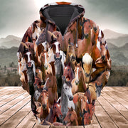 A Bunch Of Horses All Over Printed Unisex Shirt