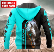 Personalized Name Horse Amen All Over Printed Unisex Shirt