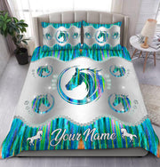 Personalized Name Horse 3D All Over Printed Bedding Set