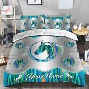 Personalized Name Horse 3D All Over Printed Bedding Set