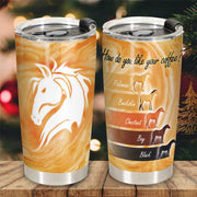 Horse Coffee Tumbler 20oz 30oz Cup