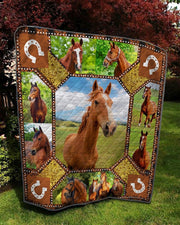 Horse Quilt Blanket