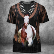 Beautiful Horse Cowboy All Over Printed Unisex Shirt