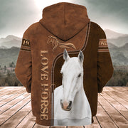 Love White Horse 2 All Over Printed Unisex Shirt