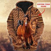 Horse Pattern 3D All Over Printed Unisex Shirt
