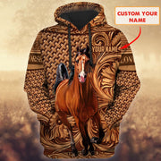 Horse Pattern 3D All Over Printed Unisex Shirt