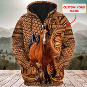 Horse Pattern 3D All Over Printed Unisex Shirt