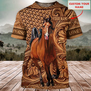 Horse Pattern 3D All Over Printed Unisex Shirt