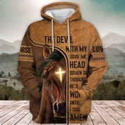 Horse Faith Hope Love All Over Printed Unisex Shirt
