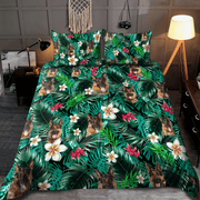 German shepherd hawaiian bedding set