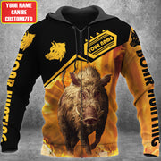 Personalized Name Boar Hunting All Over Printed Unisex Shirt