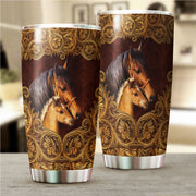 Love Couple Horse Tumbler 20oz 30oz Cup