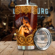 Love Couple Horse Tumbler 20oz 30oz Cup