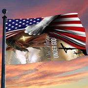 Horse One Nation Under God Flag