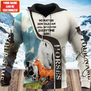 Personalized Name Horse No Matter How Old I Am All Over Printed Unisex Shirt