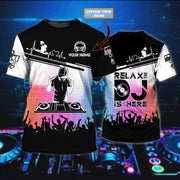Personalized Name DJ3 All Over Printed Unisex TShirt - YL97 P100310