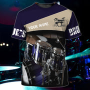 Personalized Name Drum4 All Over Printed Unisex TShirt - YL97