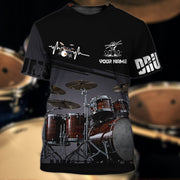 Personalized Name Drum5 All Over Printed Unisex TShirt - YL97