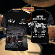Personalized Name Drum5 All Over Printed Unisex TShirt - YL97