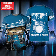 Personalized Name Drum15 All Over Printed Unisex Shirt